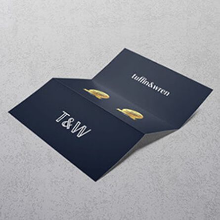 Creased Laminated Leaflets - Supplied Flat Creased Laminated Leaflets - Supplied Flat