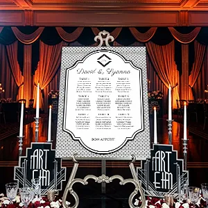 Art Deco Table Seating Plan