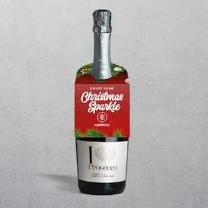 Christmas Bottle Neck Tags