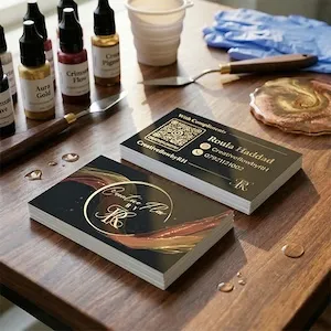 Metallic Foil Business Cards
