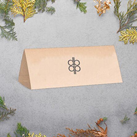 Brown Kraft Tent Cards