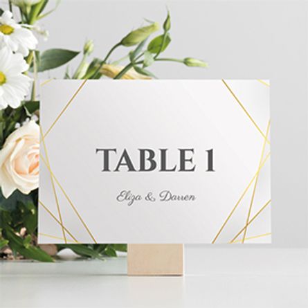Elegant Table Number