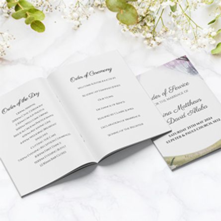 Magical Enchanted Forest Order of Service