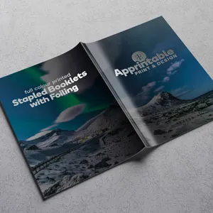 Stapled Booklets with Foiling