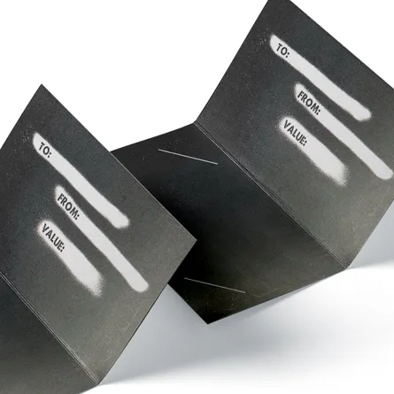 Folded Gift Card Holders