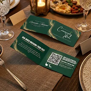 Folded Business Cards