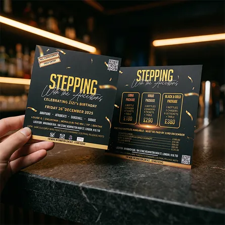 Laminated Square Flyers