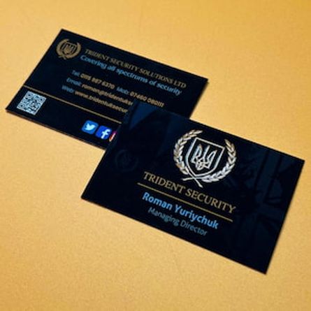 Spot UV Business Cards