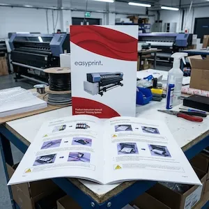 Instruction manual printing