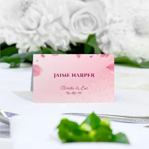 Romantic place card
