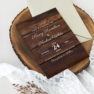Rustic Wedding Invitations