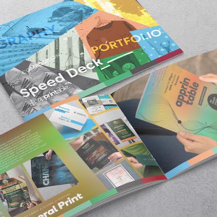 Stapled booklet printing