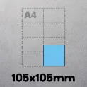 105 x 105mm