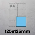 125 x 125mm
