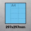 297 x 297mm