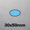 30 x 50mm Oval