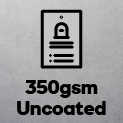 350gsm Uncoated 100% Recycled