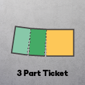 3 Part - 2 Stubs & Ticket
