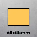 68x88mm Rectangle