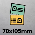 70 x 105mm