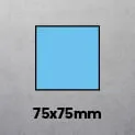75mm x 75mm