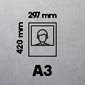 A3 (fits 1 person)