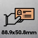 American Standard (88.9x50.8mm)