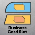 Business Card Slit Required