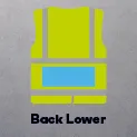 Back Lower Centre  (25x7cm)