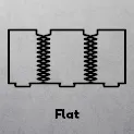 Supplied Flat with snap