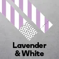 Lavender & White