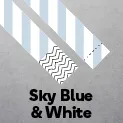 Blue & White