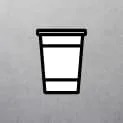 8oz White Paper Cup (excluding Lid)