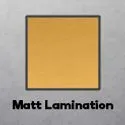 Matt Lamination