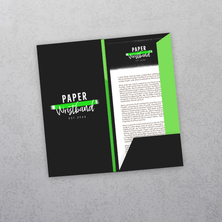 printed ticket folder
