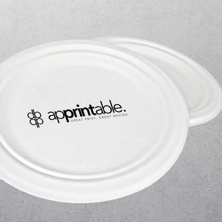 Black white online paper plates