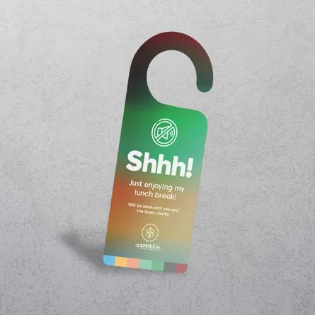 Custom printed door Hanger