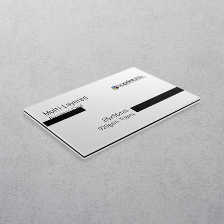 Black Multi-layered Business Cards
