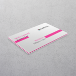 Pink Multi-layered Business Cards