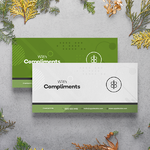 Apprintable Recycled Compliment Slips