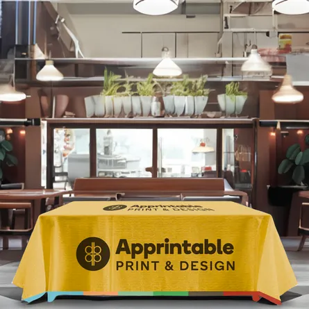 Branded Flowing Tablecloth