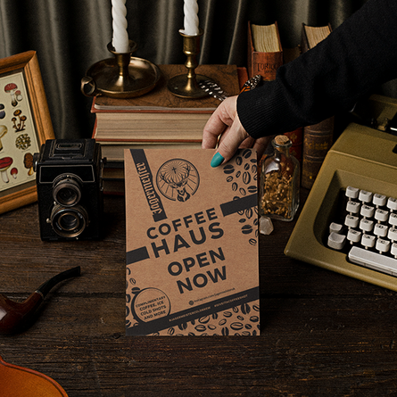 printed kraft flyer