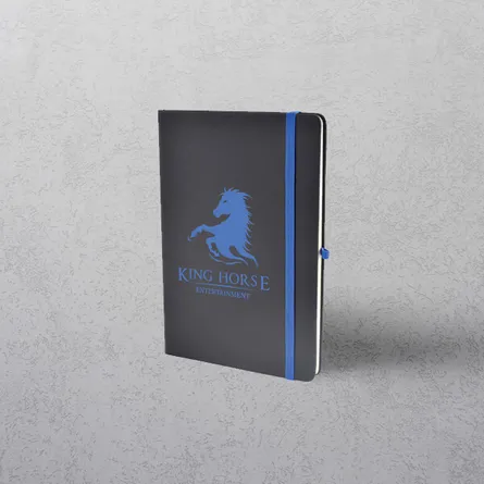 A5 Blue Notebook with Strap