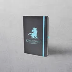 A5 Cyan Notebook with Strap