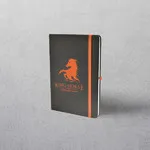 A5 Orange Notebook with Strap