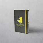 A5 Yellow Notebook with Strap