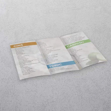 Creased Leaflet Printing