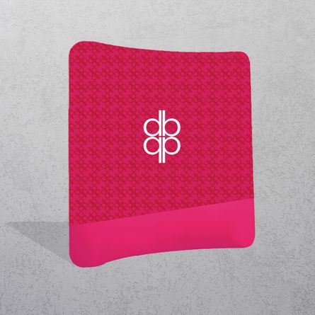 Fabric Backdrop Curved Display