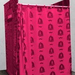 Booth with Curtain