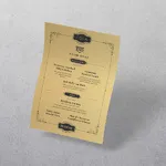 antibacterial laminated flyer
